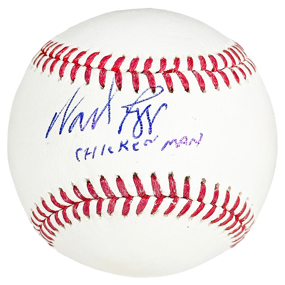 Wade Boggs Signed Chicken Man! Inscription Rawlings Official Major League Baseball (Fanatics/MLB)