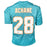 De'Von Achane Signed Miami Teal Football Jersey (Beckett)