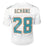 De'Von Achane Signed Miami White Football Jersey (Beckett)