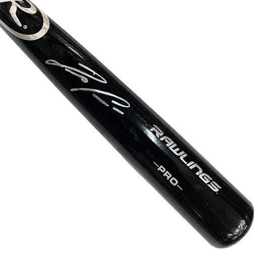 Ronald Acuna Jr. Signed Rawlings Black Baseball Bat (Beckett) - RSA