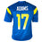 Davante Adams Signed Los Angeles Royal Blue Football Jersey (JSA)