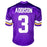 Jordan Addison Signed Minnesota Purple Football Jersey (JSA)