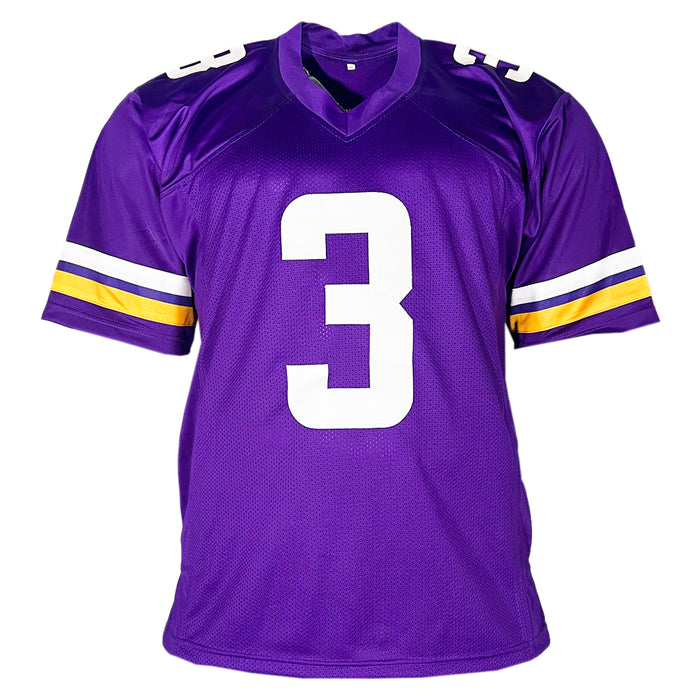 Jordan Addison Signed Minnesota Purple Football Jersey (JSA)