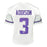 Jordan Addison Signed Minnesota Alternate White Football Jersey (JSA)