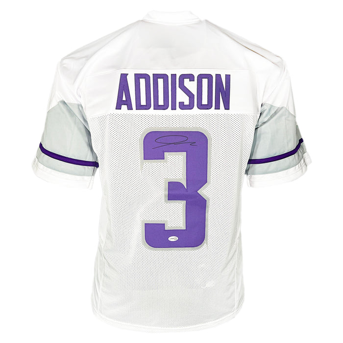 Jordan Addison Signed Minnesota Alternate White Football Jersey (JSA)