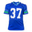 Shaun Alexander Signed Psalms Inscription Seattle Royal Blue Football Jersey (BECKETT)