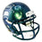 Shaun Alexander Signed Psalm Inscription Seattle Seahawks Speed Rivalries Mini Football Helmet (Beckett)