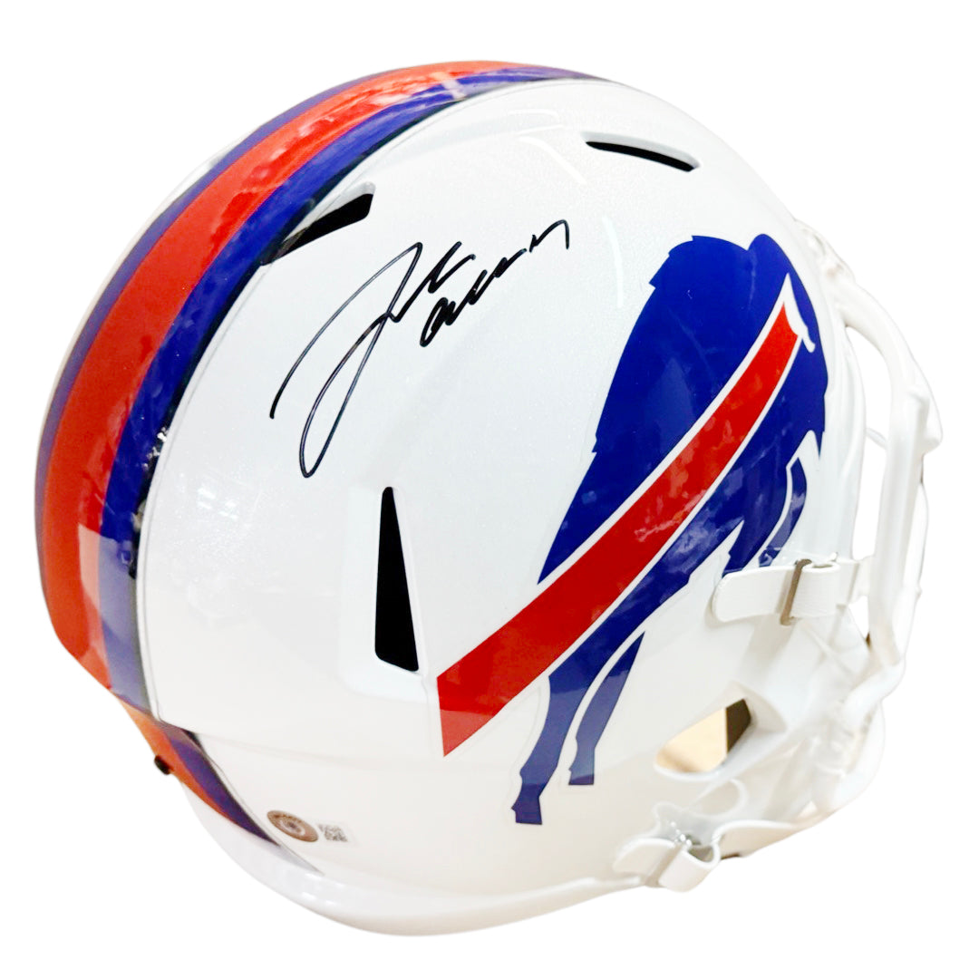 Josh Allen Signed Buffalo Bills Speed FullSize Replica Football Helme