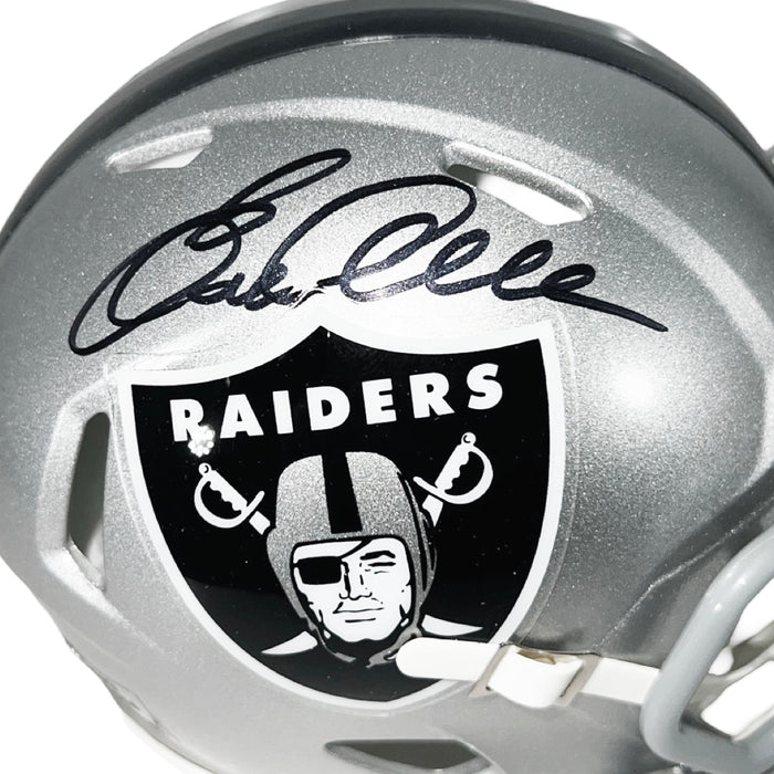 Eric Allen Signed Las Vegas Raiders Speed Mini Football Helmet (Beckett)