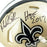 Morten Andersen Signed HOF 2017 Inscription New Orleans Saints Speed Mini Football Helmet (JSA)