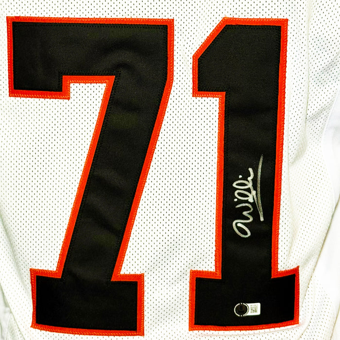 Willie Anderson Signed Cincinnati White Football Jersey (Beckett)