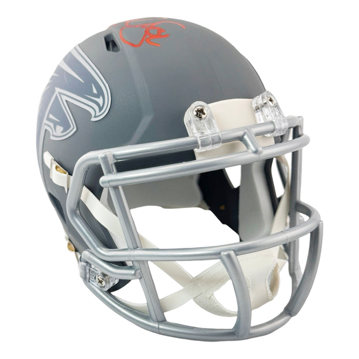 Jamal Anderson Signed Atlanta Falcons Slate Alternate Speed Mini Football Helmet (JSA)