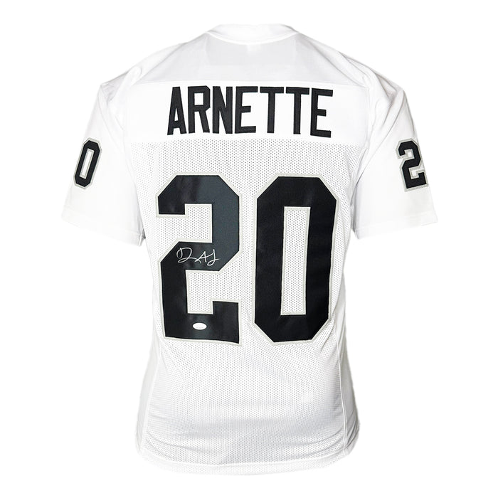 Damon Arnette Signed Las Vegas White Football Jersey (JSA)