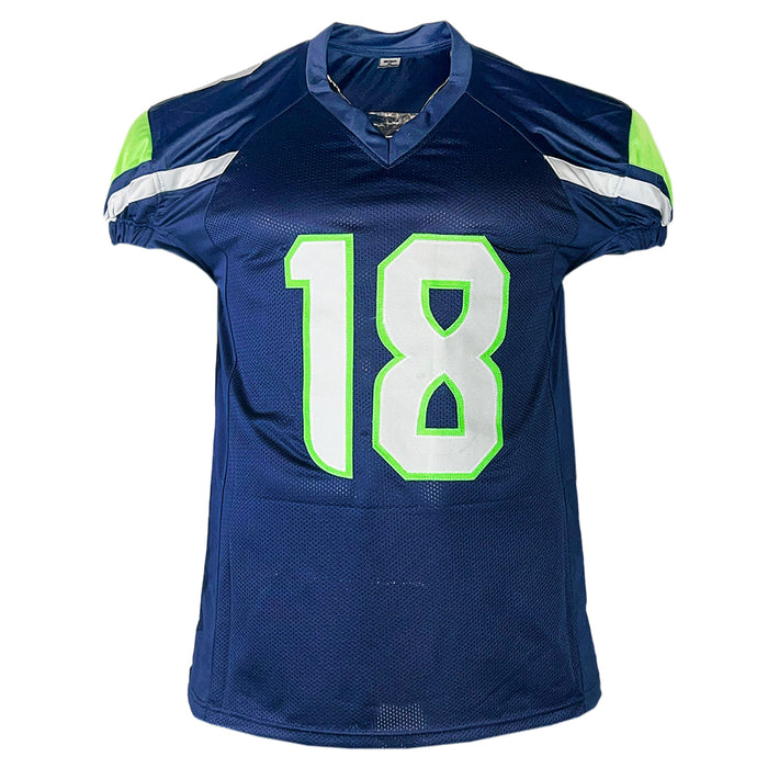 Elijah Arroyo Signed Seattle Navy Game Style Football Jersey (JSA)