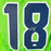 Elijah Arroyo Signed Seattle Green Game Style Football Jersey (JSA)