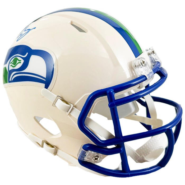 Elijah Arroyo Signed Seattle Seahawks Retro Speed Mini Football Helmet (JSA)