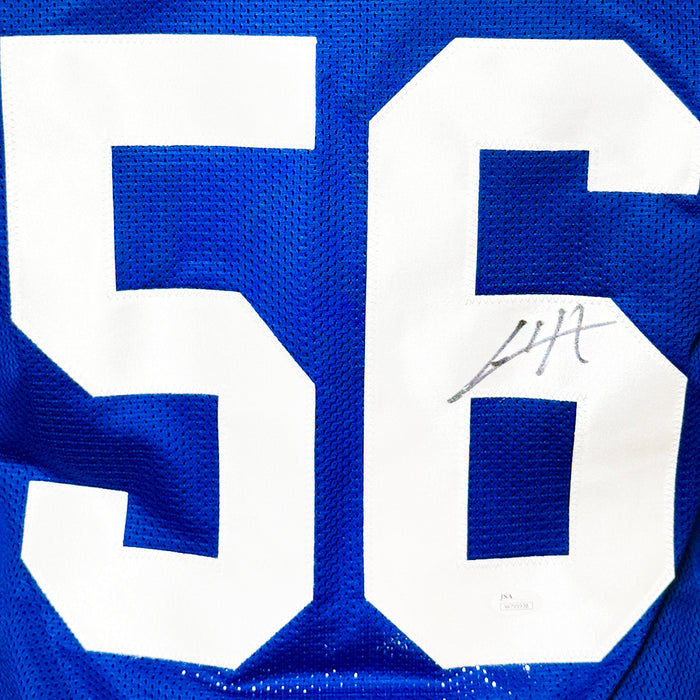 Cliff Avril Signed Seattle Royal Blue Football Jersey (JSA)