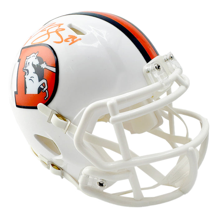 Champ Bailey Signed Denver Broncos Alt 2023 Speed Mini Football Helmet (Beckett)