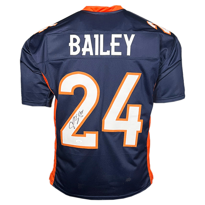Champ Bailey Signed Denver Blue Football Jersey (JSA)