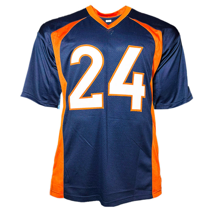 Champ Bailey Signed Denver Navy Football Jersey (Beckett)