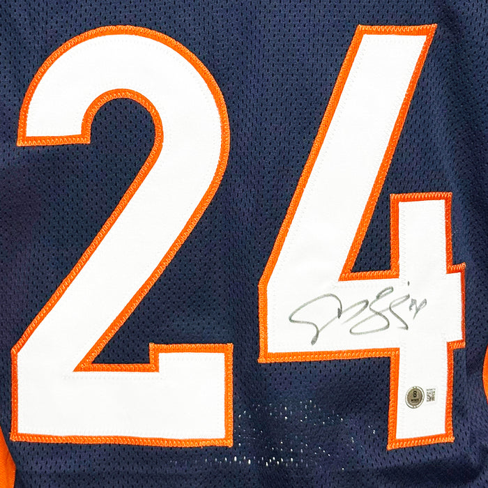 Champ Bailey Signed Denver Navy Football Jersey (Beckett)