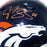 Champ Bailey Signed Orange Ink Denver Broncos Speed Full-Size Replica Football Helmet (Beckett)