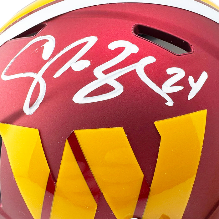 Champ Bailey Signed Washington Commanders Alt 2025 Speed Mini Football Helmet (Beckett)