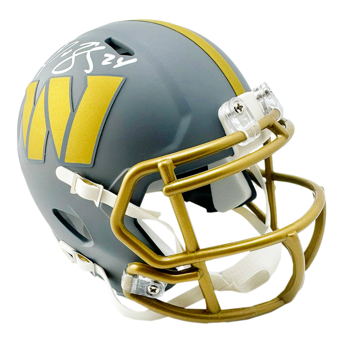 Champ Bailey Signed Washington Commanders Slate Alternate Speed Mini Football Helmet (Beckett)