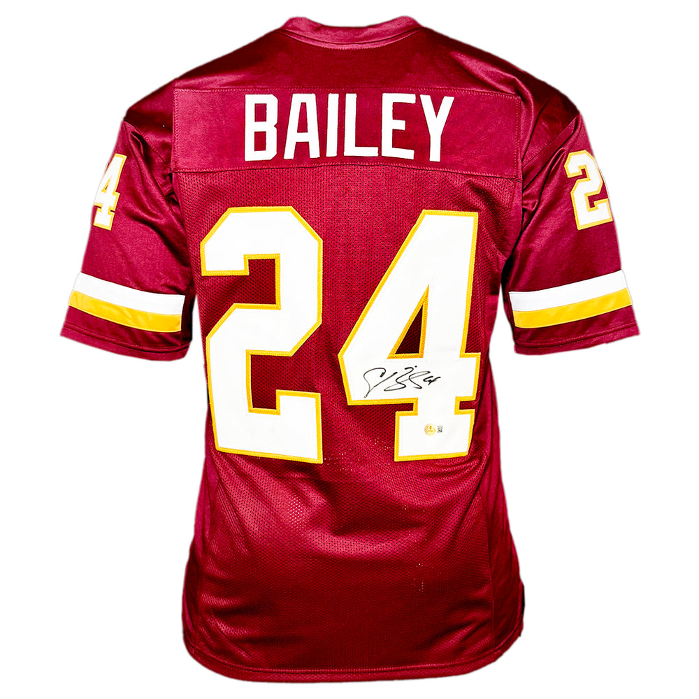 Champ Bailey Signed Washington Red Football Jersey (Beckett)