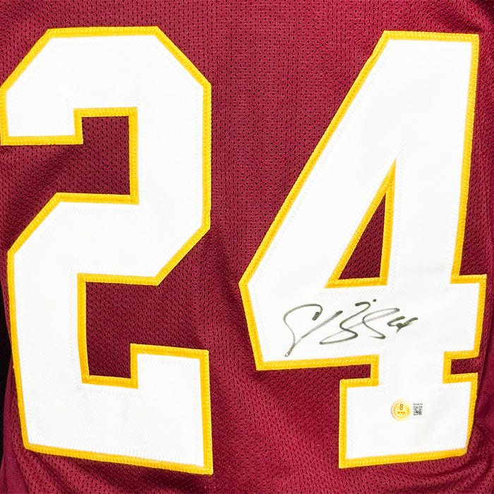 Champ Bailey Signed Washington Red Football Jersey (Beckett)