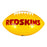 Champ Bailey Signed Washington Redskins Official NFL Team Logo Yellow Football (Beckett)