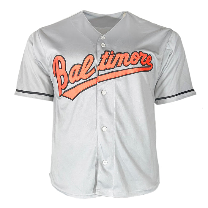 Harold Baines Signed HOF 2019 Inscription Baltimore Grey Baseball Jersey (JSA)