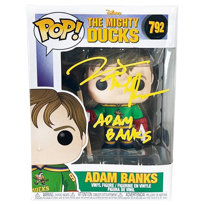 Vincent LaRusso Signed Adam Banks The Mighty Ducks Funko POP Vinyl Figure (Beckett) - RSA
