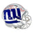 Tiki Barber Signed Multi-Inscription New York Giants AMP Speed Full-Size Replica Football Helmet (JSA) - RSA