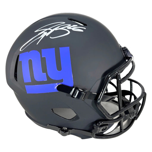 Saquon Barkley Signed New York Giants Eclipse Speed Full-Size Replica Football Helmet (Beckett)