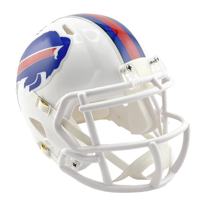 Tyler Bass Signed Buffalo Bills Speed Mini Football Helmet (JSA)