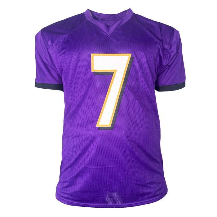 Rashod Bateman Signed Baltimore Purple Football Jersey (Beckett)