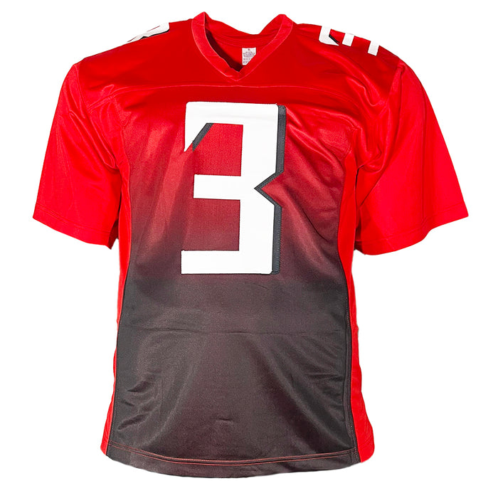 Jessie Bates III Signed Atlanta Red Football Jersey (JSA)