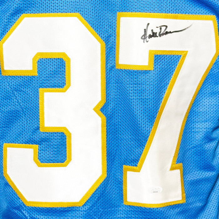 Hank Bauer Signed Los Angeles Light Blue Football Jersey (JSA)