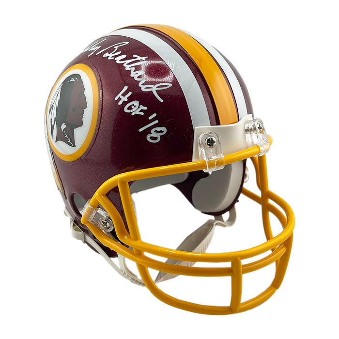 Bobby Beathard Signed HOF 18 Inscription Washington Redskins Mini Football Helmet (Beckett)