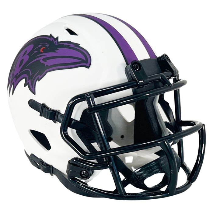 Odell Beckham Jr Signed Baltimore Ravens Lunar Eclipse Speed Mini Football Helmet (Beckett)