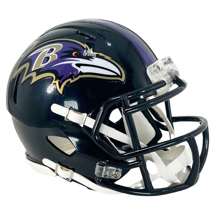 Odell Beckham Jr Signed Baltimore Ravens Speed Mini Football Helmet (Beckett)