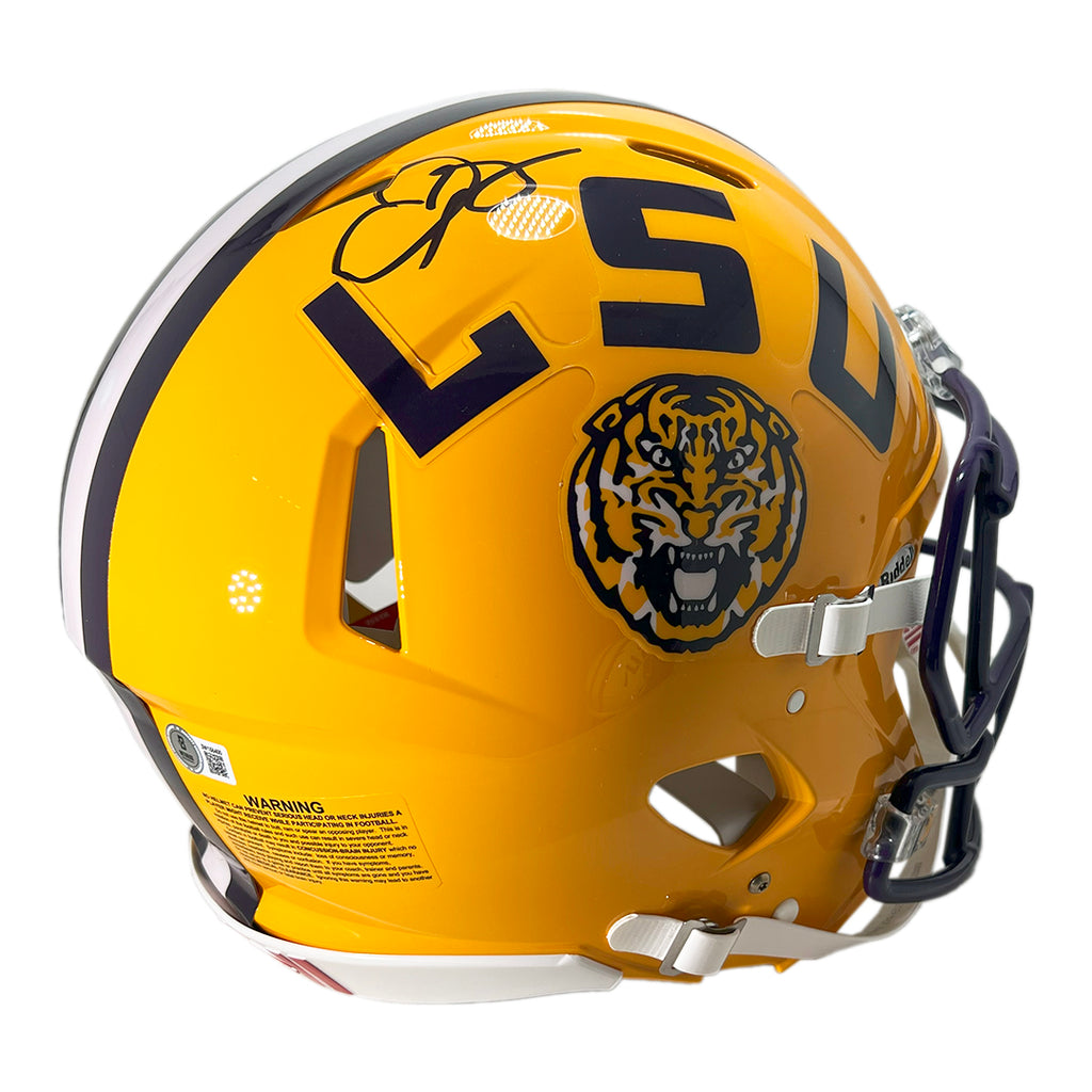 Odell Beckham Jr Signed LSU Tigers Authentic Speed Full-Size Football Helmet (Beckett)