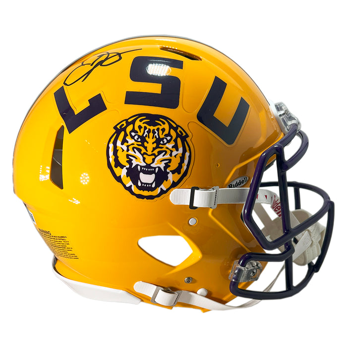 Odell Beckham Jr Signed LSU Tigers Authentic Speed Full-Size Football Helmet (Beckett)
