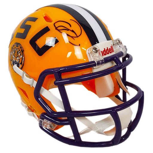Odell Beckham Signed LSU Tigers Speed Mini Football Helmet (Beckett) - RSA