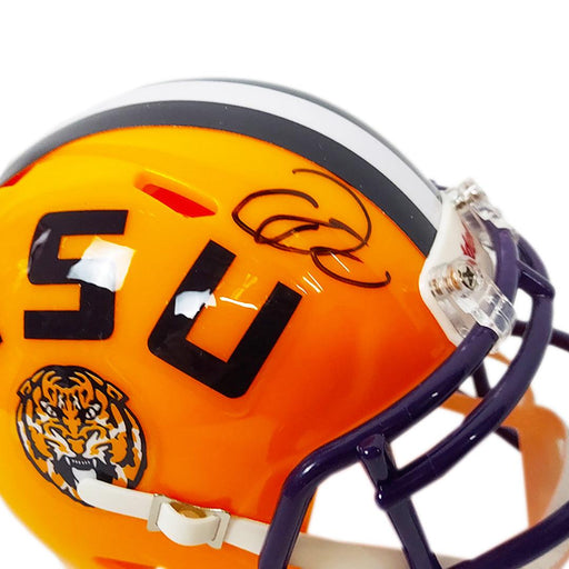 Odell Beckham Signed LSU Tigers Speed Mini Football Helmet (Beckett) - RSA