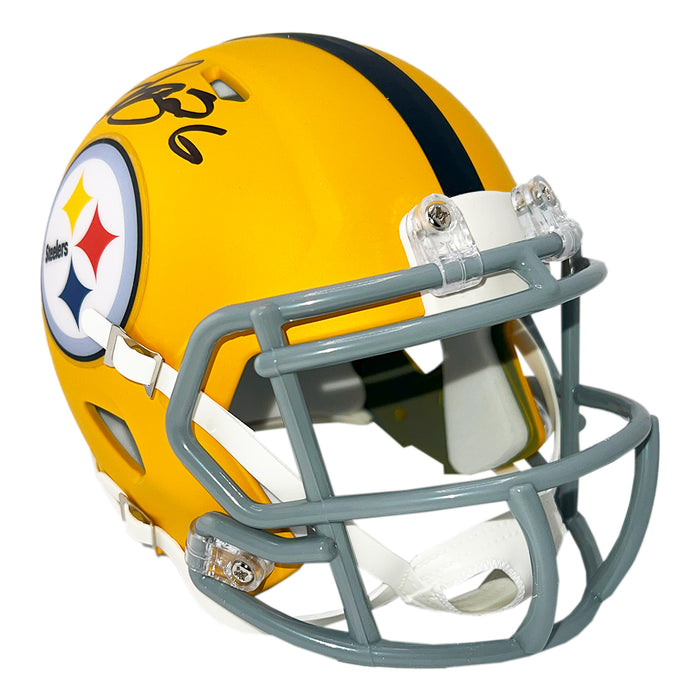 Le'Veon Bell Signed Pittsburgh Steelers Alt 2025 Speed Mini Football Helmet (Beckett)