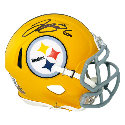 Le'Veon Bell Signed Pittsburgh Steelers Alt 2025 Speed Mini Football Helmet (Beckett)