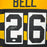 Le'Veon Bell Signed Pittsburgh Bumblebee Football Jersey (JSA)