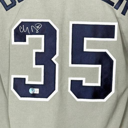 Clay Bellinger Signed New York Grey Baseball Jersey (Beckett)